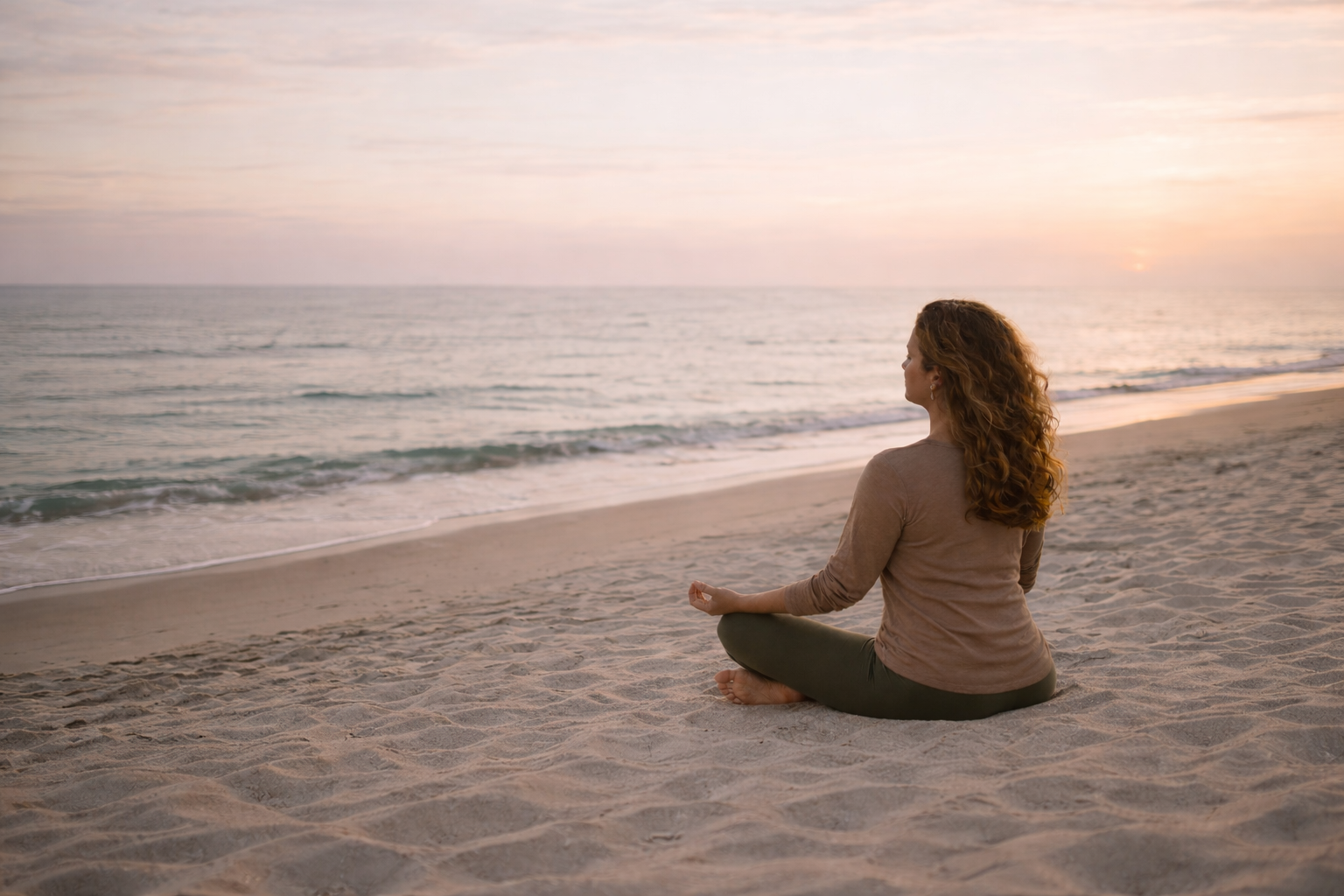 Nicole van Divine Balance aan zee