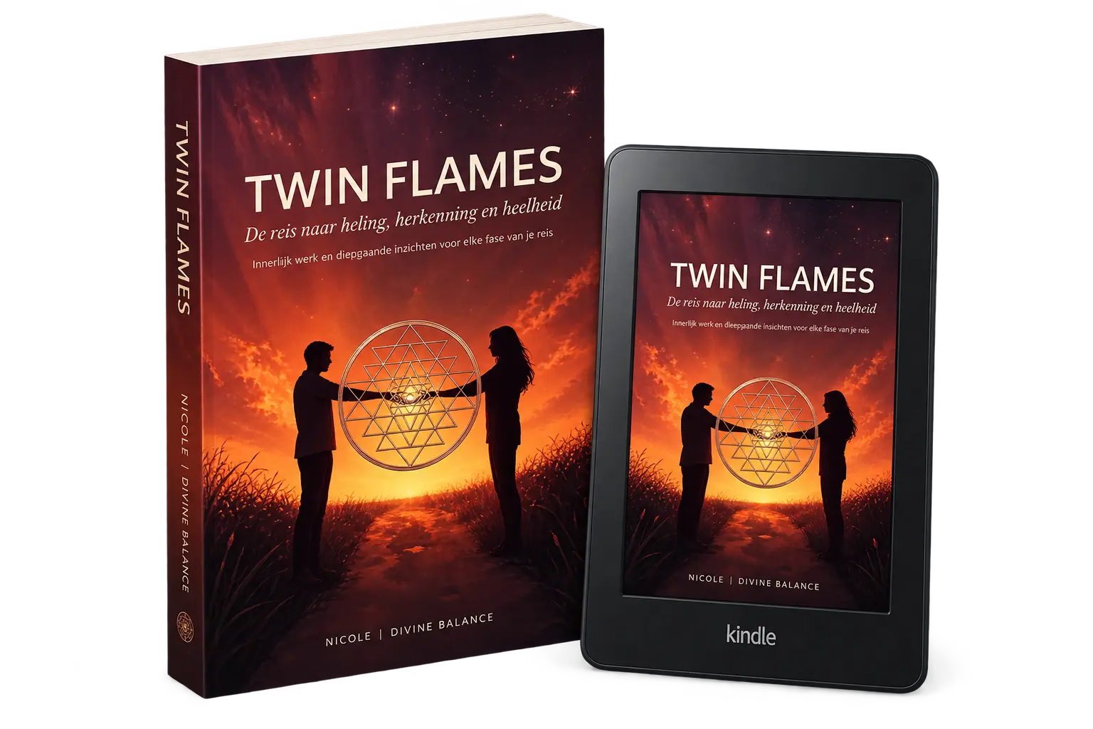 TWIN FLAMES paperback en e-book van Nicole | Divine Balance