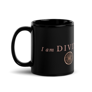 I am DIVINE Sry Yantra (zwart glossy)