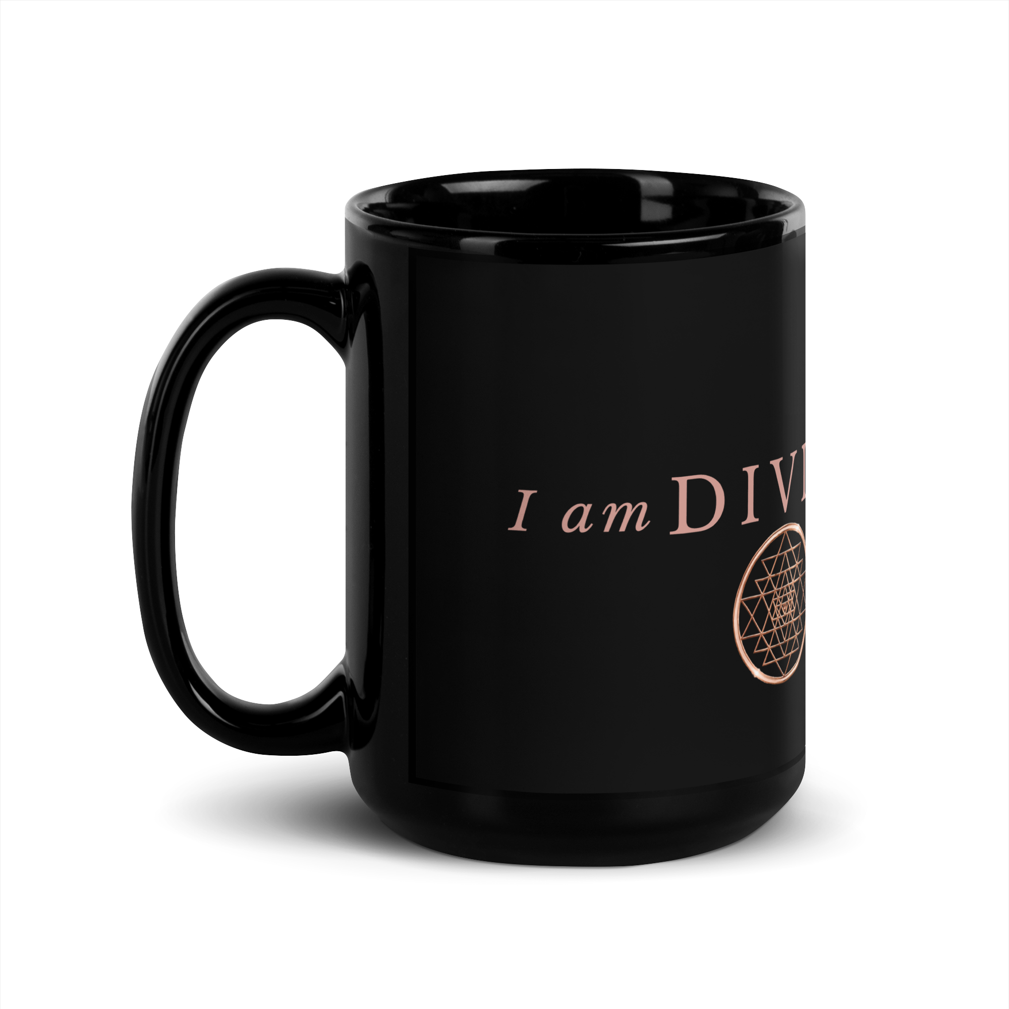 I am DIVINE Sry Yantra (zwart glossy) - Afbeelding 6