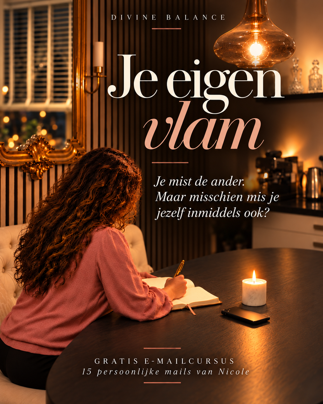 Je eigen vlam gratis e-mailcursus van Divine Balance